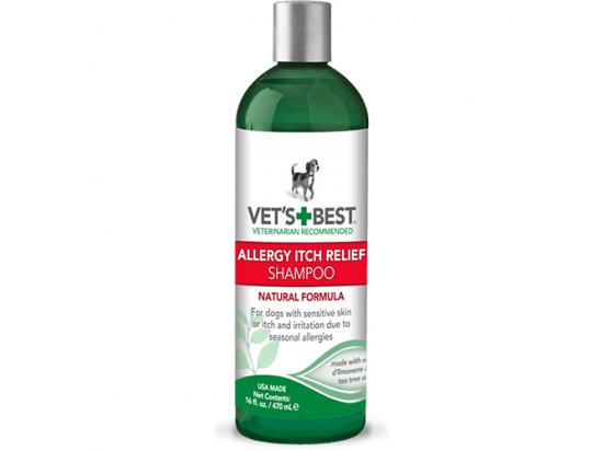 Фото - лечебная косметика Vets Best (Ветс Бест) ALLERGY ITCH RELIEF SHAMPOO (ПРИ АЛЛЕРГИИ И ЗУДЕ) шампунь для собак