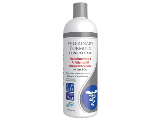 Фото - лікувальна косметика Veterinary Formula® Antiseborrheic and Antidandruff АНТИСЕБОРЕЙНИЙ та АНТИПЕРХОЧ шампунь для собак та кішок