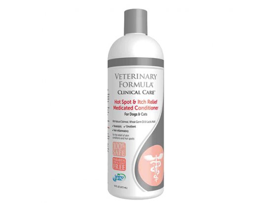 Фото - лечебная косметика Veterinary Formula® HotSpot&Itch Relief АНТИАЛЛЕРГЕННЫЙ кондиционер для собак и котов