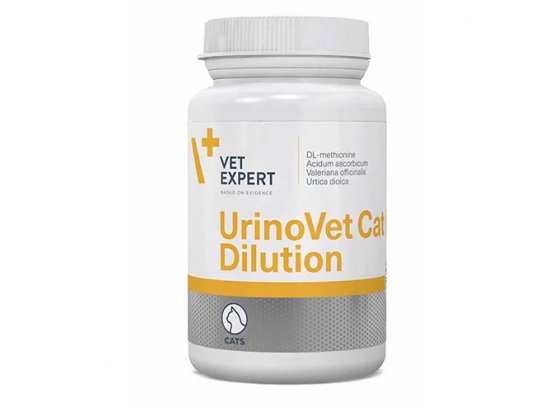 Фото - для мочеполовой системы (урология и репродукция) VetExpert (ВетЭксперт) UrinoVet Cat Dilution (УриноВет Кет Дилюшн) Пищевая добавка при мочекаменной болезни струвитного типа у кошек