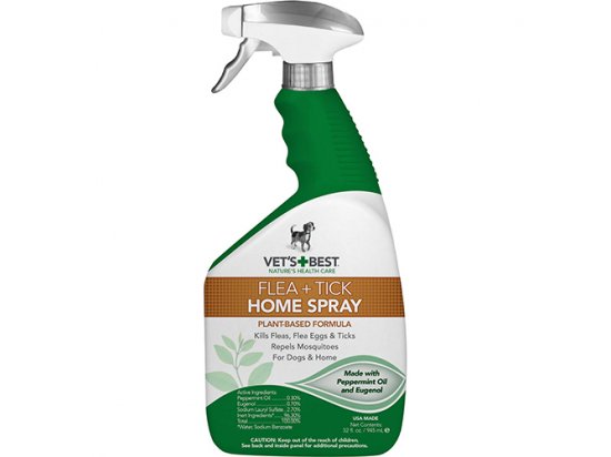 Фото - Vets Best (Ветс Бест) FLEA+TICK HOME SPRAY (ВІД БЛОХ І КЛІЩІВ УНІВЕРСАЛЬНИЙ) спрей для собак та для дому від бліх та кліщів Vets Best (Ветс Бест) FLEA+TICK HOME SPRAY (ВІД БЛОХ І КЛІЩІВ УНІВЕРСАЛЬНИЙ) спрей для собак та для дому