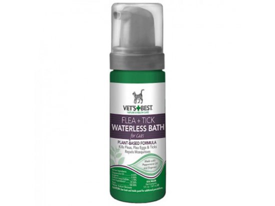 Фото - Vets Best (Ветс Бест) FLEA & TICK WATERLESS BATH FOAM (ВІД БЛІХ, КЛІЩІВ І МОСКИТІВ) шампунь-піна для кішок лікувальні засоби Vets Best (Ветс Бест) FLEA & TICK WATERLESS BATH FOAM (ВІД БЛІХ, КЛІЩІВ І МОСКИТІВ) шампунь-піна для кішок
