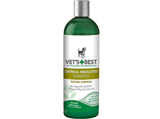 Фото - Vets Best (Ветс Бест) OATMEAL MEDICATED SHAMPOO (ОТ ПЕРХОТИ ДЛЯ СУХОЙ КОЖИ) терапевтический шампунь для собак лечебная косметика Vets Best (Ветс Бест) OATMEAL MEDICATED SHAMPOO (ОТ ПЕРХОТИ ДЛЯ СУХОЙ КОЖИ) терапевтический шампунь для собак