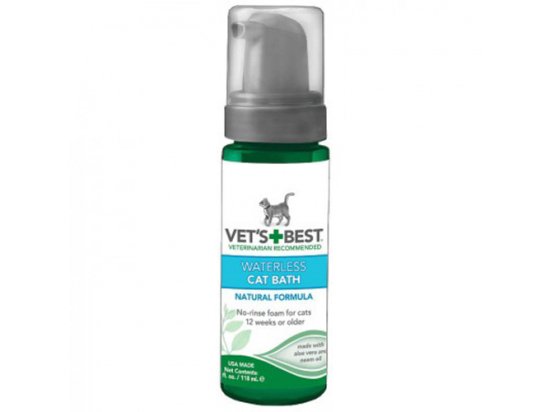 Фото - Vets Best (Ветс Бест) WATERLESS CAT BATH (СУХАЯ ЧИСТКА АЛОЕ ВЕРА И МАСЛО НИМ) шампунь-пена для кошек и котят выставочная косметика Vets Best (Ветс Бест) WATERLESS CAT BATH (СУХАЯ ЧИСТКА АЛОЕ ВЕРА И МАСЛО НИМ) шампунь-пена для кошек и котят