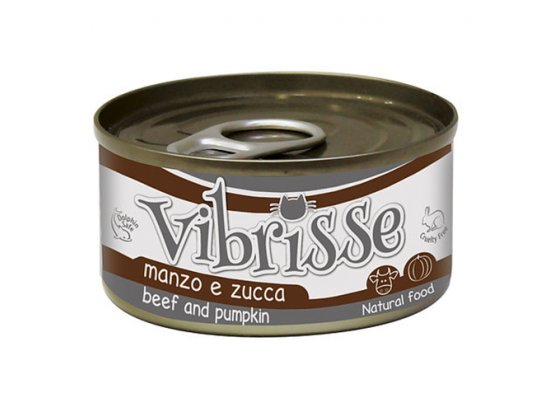 Фото - Vibrisse ГОВЯДИНА И ТЫКВА консервы для кошек влажный корм (консервы) Vibrisse ГОВЯДИНА И ТЫКВА консервы для кошек