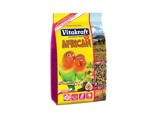 Фото - Vitakraft (Витакрафт) African Корм для средних африканских попугаев, 750 г корм для птиц Vitakraft (Витакрафт) African Корм для средних африканских попугаев, 750 г