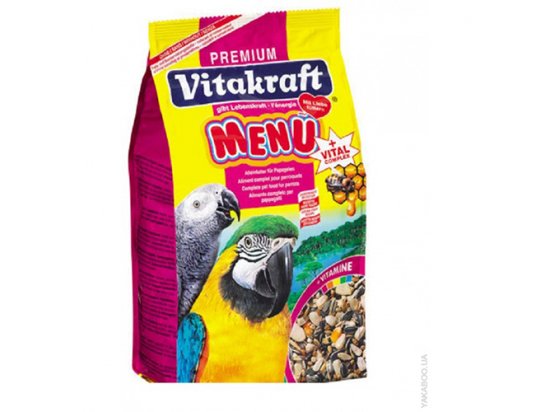 Фото - Vitakraft (Витакрафт) Корм для крупных попугаев корм для птиц Vitakraft (Витакрафт) Корм для крупных попугаев
