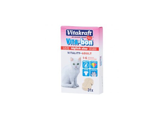 Фото - Vitakraft (Витакрафт) VITA-BON Cat - Витамины для кошек вітаміни та мінерали Vitakraft (Витакрафт) VITA-BON Cat - Витамины для кошек