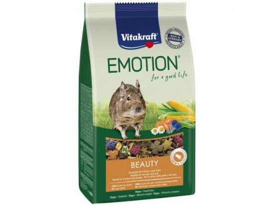Фото - Vitakraft Emotion Beauty Selection Degu корм для дегу, 600 г корм для гризунів Vitakraft Emotion Beauty Selection Degu корм для дегу, 600 г