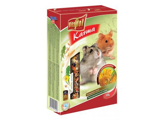 Фото - Vitapol Karma Корм полнорационный для хомяков, 500 г корм для грызунов Vitapol Karma Корм полнорационный для хомяков, 500 г
