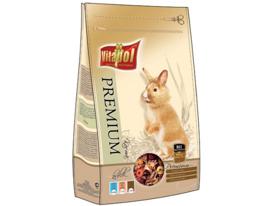 Фото - Vitapol Premium Корм полнорационный для кроликов, 900 г корм для грызунов Vitapol Premium Корм полнорационный для кроликов, 900 г
