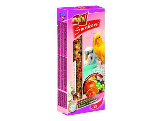 Фото - Vitapol Smakers Лакомство для волнистых попугаев ФРУКТОВЫЙ, 90 г лакомства для птиц Vitapol Smakers Лакомство для волнистых попугаев ФРУКТОВЫЙ, 90 г