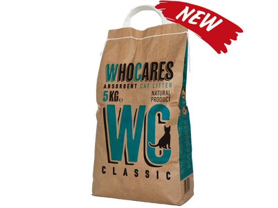 Фото - WhoCares Classic Вбираючий наповнювач у котячий туалет, без запаху наповнювачі WhoCares Classic Вбираючий наповнювач у котячий туалет, без запаху