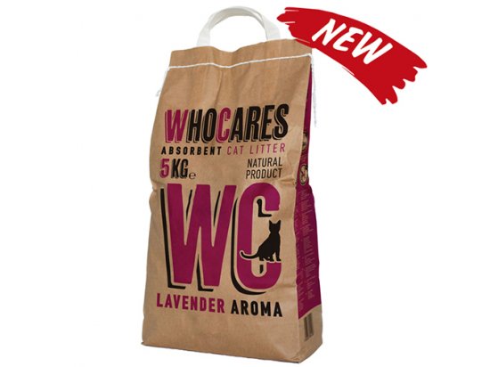 Фото - WhoCares Lavander Вбираючий наповнювач у котячий туалет із запахом лаванди наповнювачі WhoCares Lavander Вбираючий наповнювач у котячий туалет із запахом лаванди