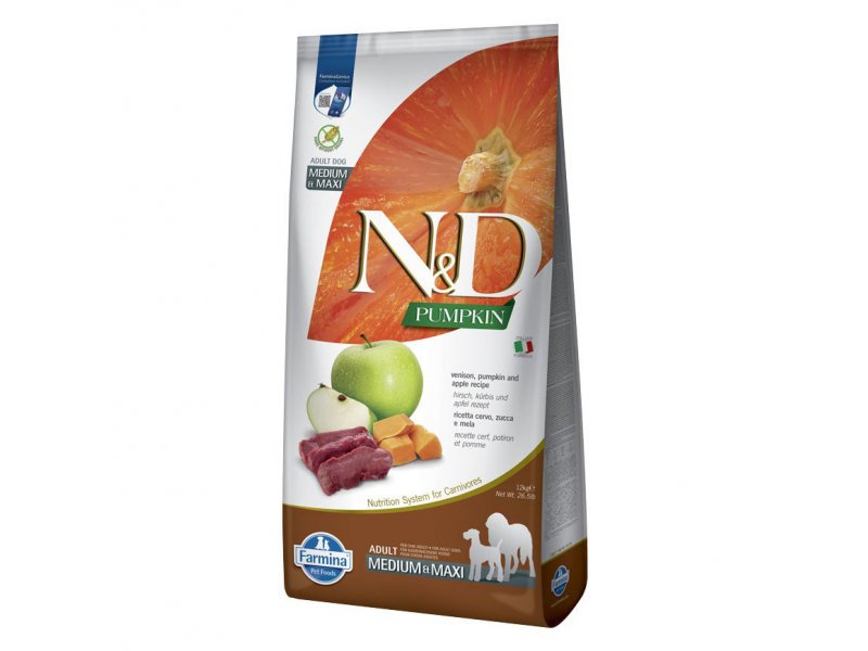 Farmina (Фармина) N&D Grain Free Pumpkin, Venison & Apple Adult