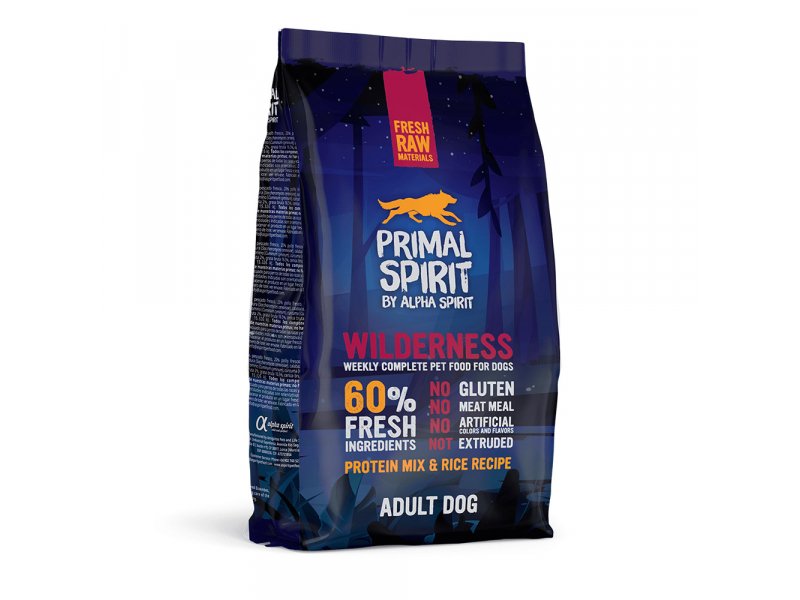 Primal Spirit Wilderness Protein Mix & Rice сухой корм для собак МИКС ...