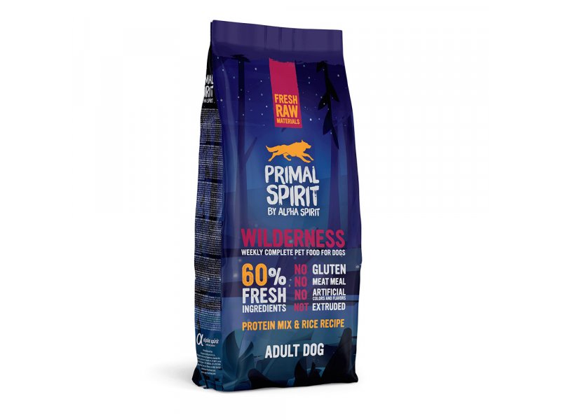 Primal Spirit Wilderness Protein Mix & Rice сухой корм для собак МИКС ...