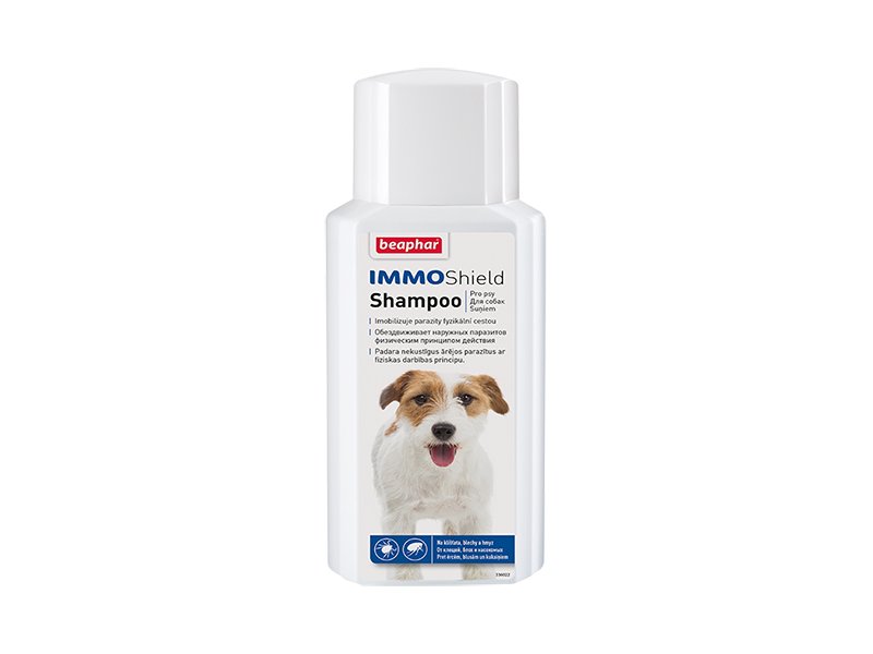 Beaphar IMMO SHIELD SHAMPOO шампунь від паразитів для собак купити в Zoodom