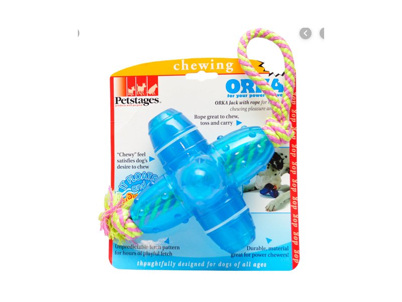 PETSTAGES Orka Jack with rope O Zoodom