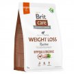 Фото - сухий корм Brit Care Dog Hypoallergenic Calorie Control Weight Loss Rabbit гіпоалергенний сухий корм для собак із зайвою вагою КРОЛИК