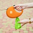 Фото 8 - рулетки WAUDOG R-leash поводок рулетка с контейнером для пакетов, светоотражающая лента, оранжевый