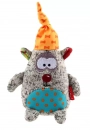 Фото - іграшки GiGwi (Гігві) Plush Friendz ВЕДМІДЬ іграшка для собак з пищалкою, 10 см