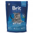 Фото - сухой корм Brit Premium Cat Kitten Chicken & Salmon сухой корм для котят КУРИЦА и ЛОСОСЬ