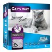 Фото 2 - наповнювачі Cats Way (Кетс Вей) Lavander грудкуючий наповнювач для котячого туалету з АРОМАТОМ ЛАВАНДИ, фіолетовий