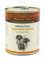 Фото - влажный корм (консервы) Hubertus Gold (Хубертус Голд) ИНДЕЙКА С РИСОМ и льняным маслом консервы для собак