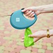 Фото 7 - рулетки WAUDOG R-leash поводок рулетка с контейнером для пакетов, светоотражающая лента, голубой