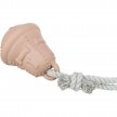 Фото 3 - іграшки Trixie Bell on Rope іграшка для собак РІЗДВЯНИЙ ДЗВІНОЧОК ІЗ КАНАТОМ (92018)