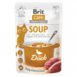 Фото - вологий корм (консерви) Brit Care Cat Soup with Duck консерви для котів СУП з КАЧКОЮ