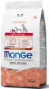 Фото - сухий корм Monge Dog Monoprotein Puppy & Junior Mini Salmon & Rice сухий монопротеїновий корм для цуценят дрібних порід ЛОСОСЬ та РИС