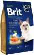 Фото - сухий корм Brit Premium Cat Adult Salmon сухий корм для кішок ЛОСОСЬ