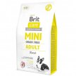 Фото - сухий корм Brit Care Dog Grain Free Mini Adult Lamb беззерновий сухий корм для собак міні порід ЯГНЯ