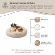 Фото 6 - лежаки, матрасы, коврики и домики Best Friends Donut Shag Frost лежак для собак и кошек МОРОЗНЫЙ ИНЕЙ