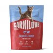 Фото 2 - сухой корм Carnilove Active Salmon & Turkey сухой беззерновой корм для кошек ЛОСОСЬ и ИНДЕЙКА