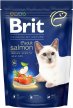 Фото - сухий корм Brit Premium Cat Adult Salmon сухий корм для кішок ЛОСОСЬ