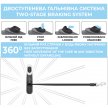 Фото 13 - рулетки WAUDOG R-leash повідець рулетка з контейнером для пакетів, світловідбивна стрічка, рожевий