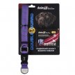 Фото 2 - от блох и клещей AnimAll VetLine Double Guard комплект ошейник с противопаразитарной лентой для собак, пурпурный