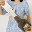 Фото 4 - іграшки GiGwi (Гігві) Plush Friendz ЗАЄЦЬ іграшка для собак шкурка з пищалкою, 47 см