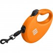 Фото 2 - рулетки WAUDOG R-leash поводок рулетка с контейнером для пакетов, светоотражающая лента, оранжевый