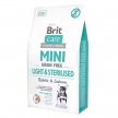 Фото 2 - сухий корм Brit Care Dog Grain Free Mini Light & Sterilised Rabbit & Salmon беззерновий сухий корм для стерилізованих собак міні порід КРОЛИК та ЛОСОСЬ