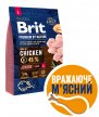 Фото - сухий корм Brit Premium Dog Junior Large L Chicken сухий корм для цуценят та молодих собак великих порід КУРКА