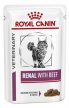 Фото - ветеринарні корми Royal Canin RENAL BEEF лікувальні консерви для кішок з нирковою недостатністю