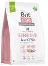 Фото - сухой корм Brit Care Dog Sustainable Sensitive Digestion & Skin Insect & Fish сухой корм для собак с чувствительным пищеварением НАСЕКОМЫЕ и РЫБА