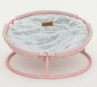 Фото - спальні місця, лежаки Misoko&Co (Місоко і Ко) Pet Bed Round Plush складаний круглий лежак для тварин, плюш, РОЖЕВИЙ