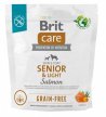 Фото - сухой корм Brit Care Dog Grain Free Senior & Light Salmon беззерновой сухой корм для кожи и шерсти стареющих собак ЛОСОСЬ