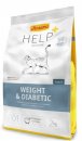 Фото - ветеринарные корма Josera (Йозера) Help Veterinary Diet Weight & Diabetic Cat сухой лечебный корм для кошек при при избыточном весе и диабете