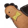 Фото 3 - іграшки DoggyMan Leather Chicken With Rope жувальна іграшка для собак КУРЧА З МОТУЗКОЮ